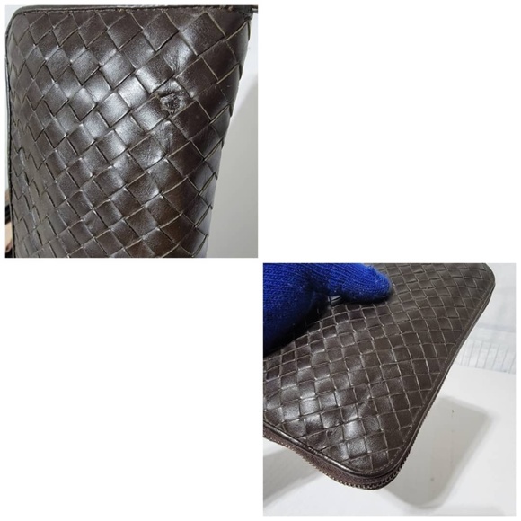Authentic Bottega Veneta Intrecciato Leather Zip Around Continental Wall… - Picture 7 of 13
